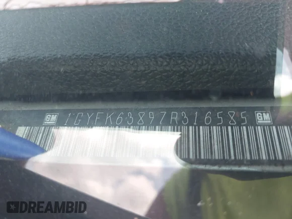 ✅ 2007 Cadillac Escalade • VIN: 1GYFK63897R316585 • Лот: 42419620. Опубликован ранее на IAAI с пробегом 216 524 миль. Бесплатный доступ к архиву аукционных продаж из США и подробный отчёт об истории автомобиля на DreamBid. Изображение 9.