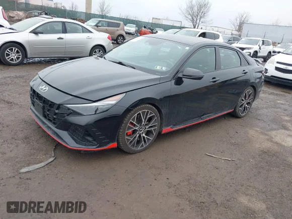 ✅ 2023 Hyundai Elantra • VIN: KMHLW4AK1PU013289 • Lot: 44422272. Wystawiony na IAAI z przebiegiem 34 182 mil. Bezpłatny archiwum sprzedaży aukcyjnych z USA i szczegółowy raport historii pojazdu na DreamBid. Zdjęcie 2.