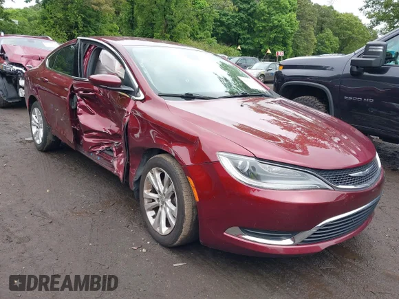 ✅ 2016 Chrysler 200 Limited • VIN: 1C3CCCAB7GN178964 • Lot: 42378749. Listed on IAAI with 91,630 mi. Free auction sales archive from the USA and detailed vehicle history report at DreamBid. Image 1.