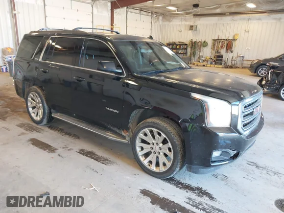 ✅ 2015 GMC Yukon SLE • VIN: 1GKS2AKC5FR262220 • Lot: 44968325. Listed on IAAI with 146,914 mi. Free auction sales archive from the USA and detailed vehicle history report at DreamBid. Image 1.