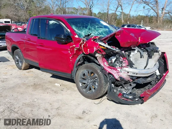 ✅ 2023 Honda Ridgeline Sport • VIN: 5FPYK3F19PB049988 • Lot: 41607088. Wystawiony na IAAI z przebiegiem Nie podano. Bezpłatny archiwum sprzedaży aukcyjnych z USA i szczegółowy raport historii pojazdu na DreamBid. Zdjęcie 1.