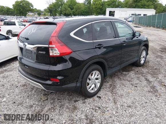 ✅ 2015 Honda CR-V EX-L • VIN: 2HKRM4H75FH682776 • Lot: 45085096. Listed on IAAI with 57,664 mi. Free auction sales archive from the USA and detailed vehicle history report at DreamBid. Image 4.