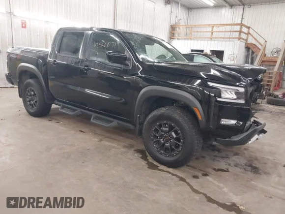 ✅ 2023 Nissan Frontier Pro-4X • VIN: 1N6ED1EK6PN656191 • Lot: 43560071. Wystawiony na IAAI z przebiegiem 35 971 mil. Bezpłatny archiwum sprzedaży aukcyjnych z USA i szczegółowy raport historii pojazdu na DreamBid. Zdjęcie 1.
