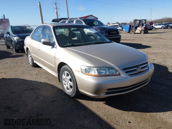 ✅ 2002 Honda Accord EX • VIN: 1HGCG56622A033999 • Лот: 44594298. Опубликован ранее на IAAI с пробегом 134 037 миль. Бесплатный доступ к архиву аукционных продаж из США и подробный отчёт об истории автомобиля на DreamBid. Изображение 1.