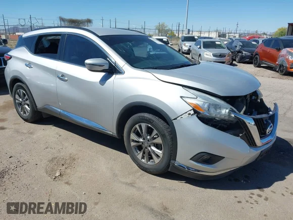 ✅ 2017 Nissan Murano S • VIN: 5N1AZ2MG6HN140142 • Lot: 44665280. Wystawiony na IAAI z przebiegiem 126 990 mil. Bezpłatny archiwum sprzedaży aukcyjnych z USA i szczegółowy raport historii pojazdu na DreamBid. Zdjęcie 1.
