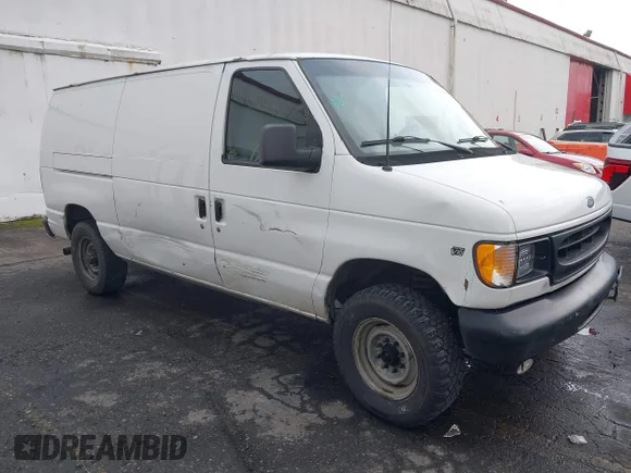 ✅ 2001 Ford Econoline Cargo • VIN: 1FTSE34S31HA27316 • Lot: 41493078. Listed on IAAI with 240,244 mi. Free auction sales archive from the USA and detailed vehicle history report at DreamBid. Image 1.