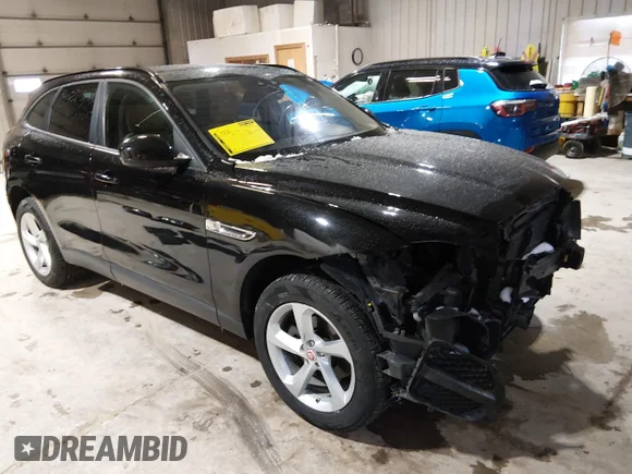 ✅ 2018 Jaguar F-Pace 25t Premium • VIN: SADCJ2FX9JA270130 • Lot: 44049204. Listed on IAAI with 95,168 mi. Free auction sales archive from the USA and detailed vehicle history report at DreamBid. Image 1.