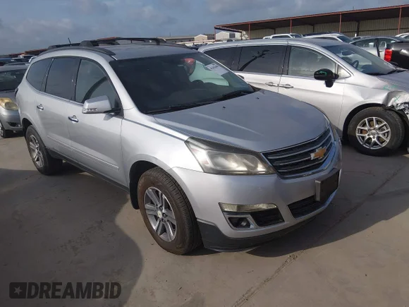 ✅ 2017 Chevrolet Traverse LT • VIN: 1GNKRGKD2HJ214489 • Lot: 45462684. Wystawiony na IAAI z przebiegiem 121 295 mil. Bezpłatny archiwum sprzedaży aukcyjnych z USA i szczegółowy raport historii pojazdu na DreamBid. Zdjęcie 1.