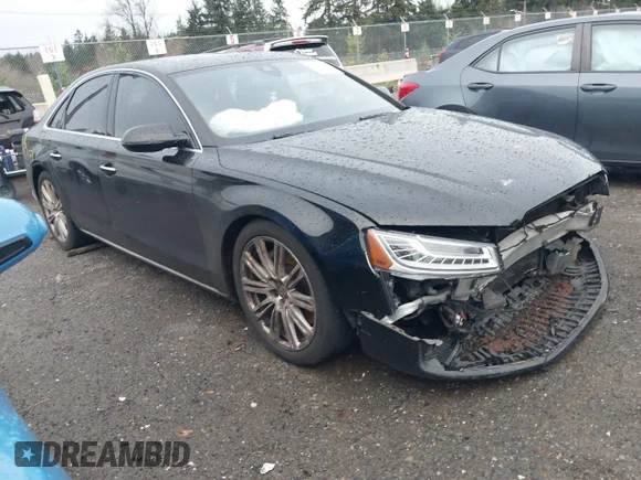 ✅ 2015 Audi A8 3.0T • VIN: WAUJGAFD8FN004113 • Лот: 43888293. Опубликован ранее на IAAI с пробегом 134 216 миль. Бесплатный доступ к архиву аукционных продаж из США и подробный отчёт об истории автомобиля на DreamBid. Изображение 1.