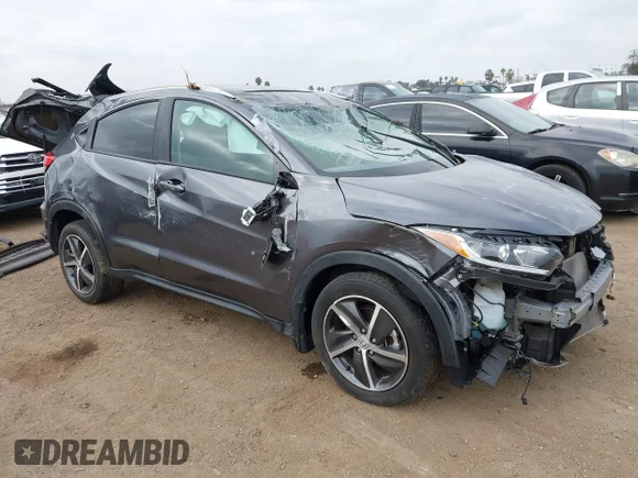 ✅ 2022 Honda HR-V EX • VIN: 3CZRU5H52NM744531 • Лот: 44535075. Опубліковано раніше на IAAI з пробігом 24 487 миль. Безкоштовний доступ до архіву аукціонних продажів зі США та докладний звіт про історію автомобіля на DreamBid. Зображення 1.