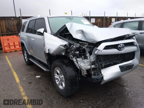 ✅ 2016 Toyota 4Runner SR5 Premium • VIN: JTEBU5JR0G5332794 • Lot: 45039005. Listed on IAAI with 116,757 mi. Free auction sales archive from the USA and detailed vehicle history report at DreamBid. Image 1.