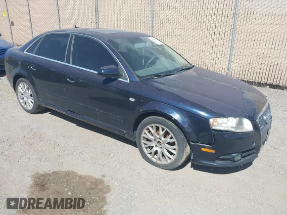 ✅ 2008 Audi A4 2.0T • VIN: WAUDF78E58A170138 • Lot: 45204758. Listed on IAAI with 102,642 mi. Free auction sales archive from the USA and detailed vehicle history report at DreamBid. Image 1.
