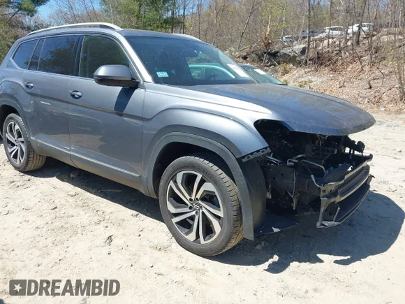✅ 2021 Volkswagen Atlas SEL Premium • VIN: 1V2TR2CA4MC571934 • Lot: 44963500. Wystawiony na IAAI z przebiegiem 64 544 mil. Bezpłatny archiwum sprzedaży aukcyjnych z USA i szczegółowy raport historii pojazdu na DreamBid. Zdjęcie 1.