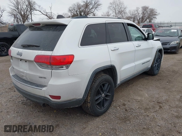 ✅ 2017 Jeep Grand Cherokee Limited • VIN: 1C4RJFBG4HC632401 • Lot: 44284398. Wystawiony na IAAI z przebiegiem 100 366 mil. Bezpłatny archiwum sprzedaży aukcyjnych z USA i szczegółowy raport historii pojazdu na DreamBid. Zdjęcie 4.