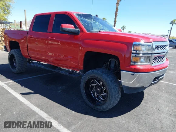 ✅ 2015 Chevrolet Silverado 1500 LT • VIN: 3GCUKREC5FG432199 • Lot: 44867090. Listed on IAAI with 174,118 mi. Free auction sales archive from the USA and detailed vehicle history report at DreamBid. Image 1.