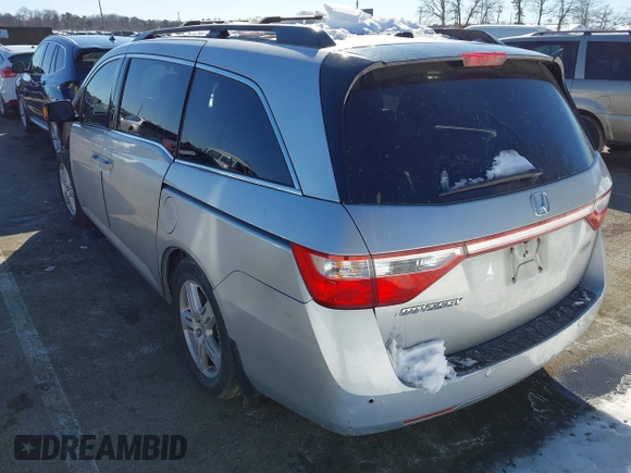 ✅ 2012 Honda Odyssey Touring • VIN: 5FNRL5H99CB004570 • Lot: 44291029. Wystawiony na IAAI z przebiegiem 195 416 mil. Bezpłatny archiwum sprzedaży aukcyjnych z USA i szczegółowy raport historii pojazdu na DreamBid. Zdjęcie 3.