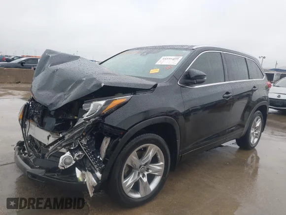 ✅ 2017 Toyota Highlander Limited Platinum • VIN: 5TDYZRFH0HS197285 • Лот: 44195299. Опубліковано раніше на IAAI з пробігом 107 002 миль. Безкоштовний доступ до архіву аукціонних продажів зі США та докладний звіт про історію автомобіля на DreamBid. Зображення 2.