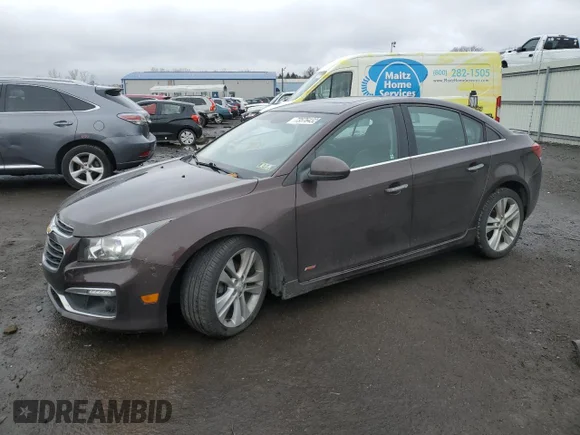 ✅ 2015 Chevrolet Cruze LTZ • VIN: 1G1PG5SB4F7150840 • Lot: 73576432. Wystawiony na Copart z przebiegiem 91 481 mil. Bezpłatny archiwum sprzedaży aukcyjnych z USA i szczegółowy raport historii pojazdu na DreamBid. Zdjęcie 1.
