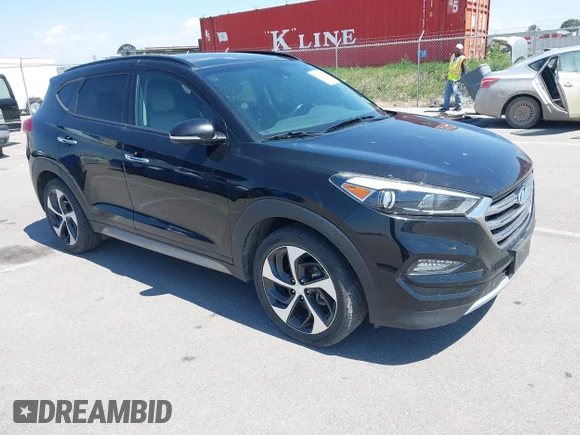 ✅ 2017 Hyundai Tucson Limited • VIN: KM8J3CA26HU275885 • Lot: 45014460. Listed on IAAI with 96,640 mi. Free auction sales archive from the USA and detailed vehicle history report at DreamBid. Image 1.
