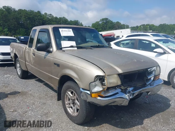 ✅ 1999 Ford Ranger XL • VIN: 1FTYR14V1XPB31234 • Lot: 45351309. Listed on IAAI with 223,031 mi. Free auction sales archive from the USA and detailed vehicle history report at DreamBid. Image 1.