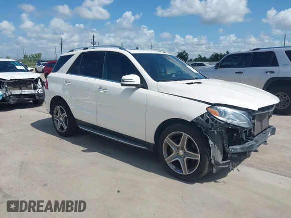 ✅ 2016 Mercedes-Benz GLE 400 • VIN: 4JGDA5GB0GA668139 • Lot: 42533035. Listed on IAAI with 100,355 mi. Free auction sales archive from the USA and detailed vehicle history report at DreamBid. Image 1.