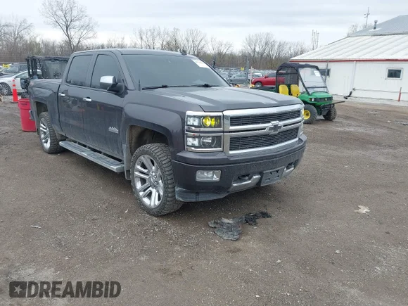 ✅ 2014 Chevrolet Silverado 1500 High Country • VIN: 3GCUKTEC5EG277522 • Lot: 44729522. Listed on IAAI with 229,882 mi. Free auction sales archive from the USA and detailed vehicle history report at DreamBid. Image 1.