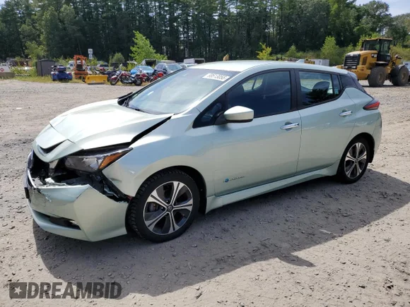 ✅ 2018 Nissan LEAF SV • VIN: 1N4AZ1CP9JC310064 • Lot: 68613055. Wystawiony na Copart z przebiegiem 53 746 mil. Bezpłatny archiwum sprzedaży aukcyjnych z USA i szczegółowy raport historii pojazdu na DreamBid. Zdjęcie 1.