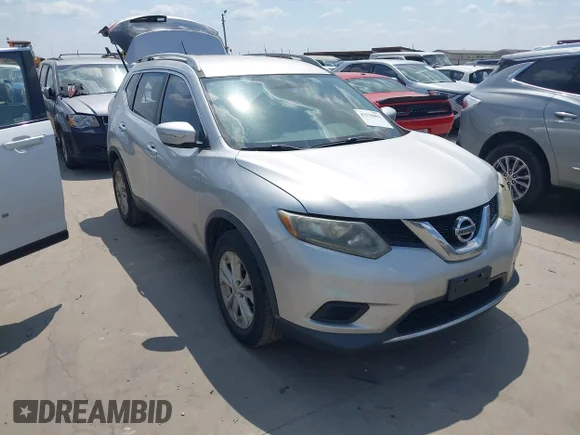 ✅ 2014 Nissan Rogue SV • VIN: 5N1AT2MT2EC790754 • Lot: 43270063. Wystawiony na IAAI z przebiegiem 163 720 mil. Bezpłatny archiwum sprzedaży aukcyjnych z USA i szczegółowy raport historii pojazdu na DreamBid. Zdjęcie 1.