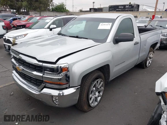 ✅ 2016 Chevrolet Silverado 1500 Work Truck • VIN: 1GCNCNEH9GZ213219 • Lot: 42397474. Wystawiony na IAAI z przebiegiem 197 885 mil. Bezpłatny archiwum sprzedaży aukcyjnych z USA i szczegółowy raport historii pojazdu na DreamBid. Zdjęcie 2.