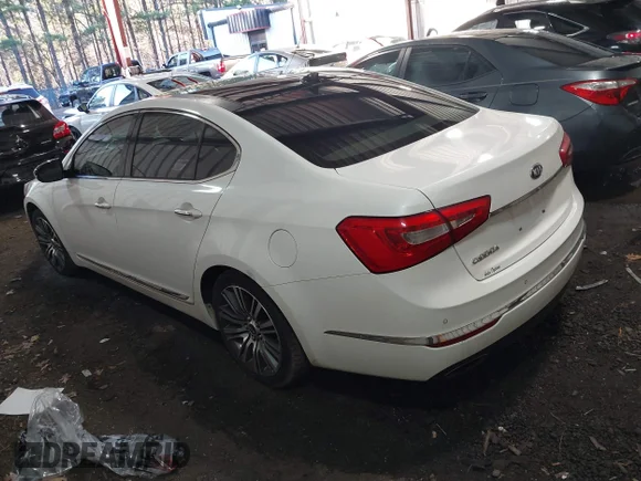 ✅ 2014 Kia Cadenza Premium • VIN: KNALN4D74E5138791 • Lot: 43985821. Listed on IAAI with 202,332 mi. Free auction sales archive from the USA and detailed vehicle history report at DreamBid. Image 3.
