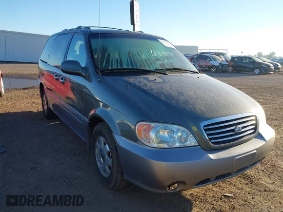 ✅ 2003 Kia Sedona LX • VIN: KNDUP131336442733 • Лот: 43830755. Опубликован ранее на IAAI с пробегом 135 438 миль. Бесплатный доступ к архиву аукционных продаж из США и подробный отчёт об истории автомобиля на DreamBid. Изображение 1.