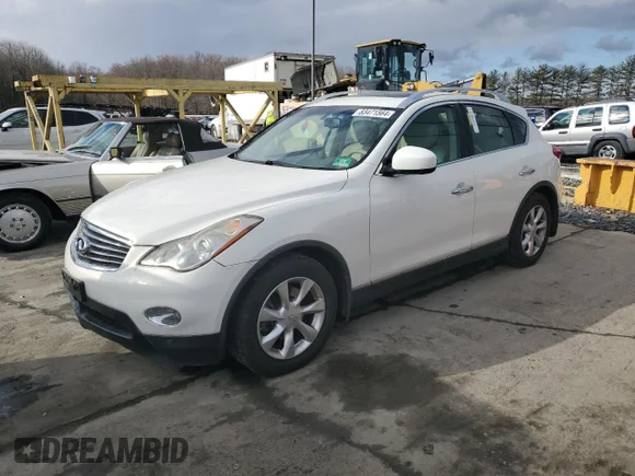 ✅ 2010 Infiniti EX Journey • VIN: JN1AJ0HR6AM755770 • Lot: 83471564. Listed on Copart with 154,298 mi. Free auction sales archive from the USA and detailed vehicle history report at DreamBid. Image 1.