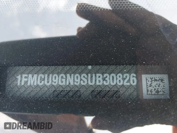 ✅ 2025 Ford Escape Active • VIN: 1FMCU9GN9SUB30826 • Lot: 45458295. Wystawiony na IAAI z przebiegiem 29 171 mil. Bezpłatny archiwum sprzedaży aukcyjnych z USA i szczegółowy raport historii pojazdu na DreamBid. Zdjęcie 9.