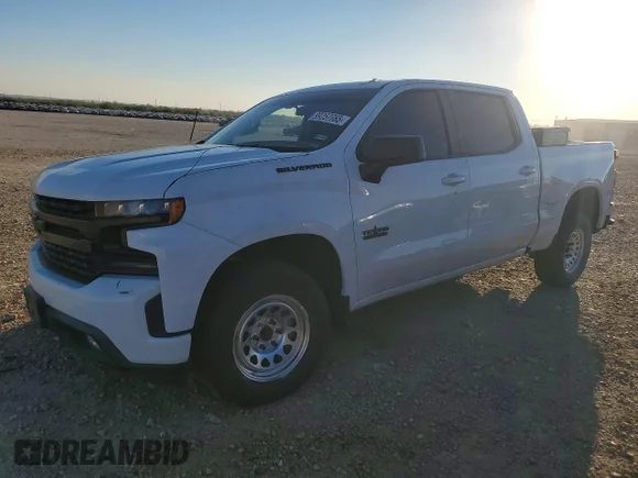✅ 2020 Chevrolet Silverado 1500 RST • VIN: 3GCPWDEDXLG361798 • Lot: 99257765. Listed on Copart with 57,651 mi. Free auction sales archive from the USA and detailed vehicle history report at DreamBid. Image 1.