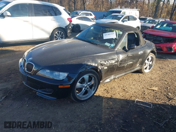✅ 2001 BMW Z3 • VIN: WBSCL93461LJ80164 • Лот: 43781323. Опубликован ранее на IAAI с пробегом 36 733 миль. Бесплатный доступ к архиву аукционных продаж из США и подробный отчёт об истории автомобиля на DreamBid. Изображение 2.