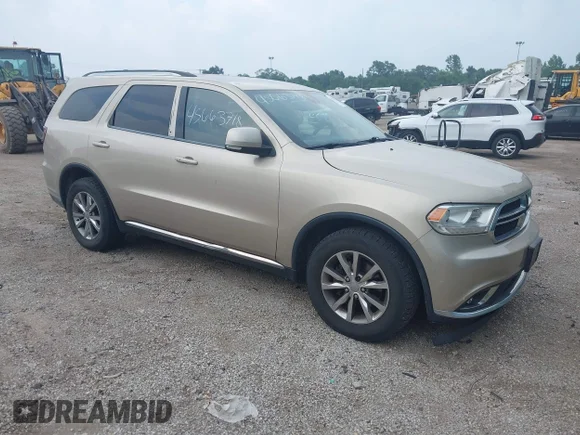 ✅ 2014 Dodge Durango Limited • VIN: 1C4RDJDG3EC475365 • Lot: 45663718. Wystawiony na IAAI z przebiegiem 176 656 mil. Bezpłatny archiwum sprzedaży aukcyjnych z USA i szczegółowy raport historii pojazdu na DreamBid. Zdjęcie 1.