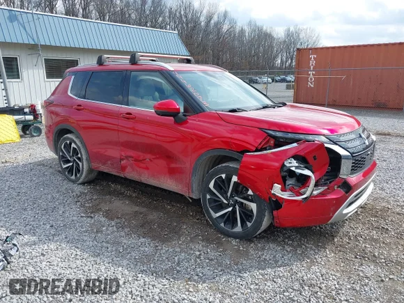 ✅ 2022 Mitsubishi Outlander SEL • VIN: JA4J4VA82NZ036523 • Lot: 44462073. Wystawiony na IAAI z przebiegiem 97 018 mil. Bezpłatny archiwum sprzedaży aukcyjnych z USA i szczegółowy raport historii pojazdu na DreamBid. Zdjęcie 1.