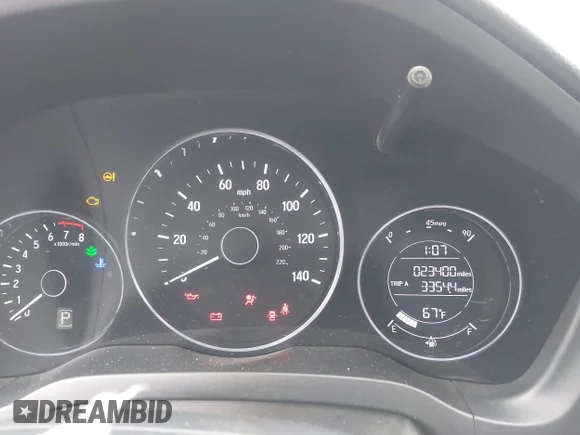 ✅ 2020 Honda HR-V LX • VIN: 3CZRU5H39LM712123 • Lot: 44090928. Wystawiony na IAAI z przebiegiem 23 400 mil. Bezpłatny archiwum sprzedaży aukcyjnych z USA i szczegółowy raport historii pojazdu na DreamBid. Zdjęcie 7.