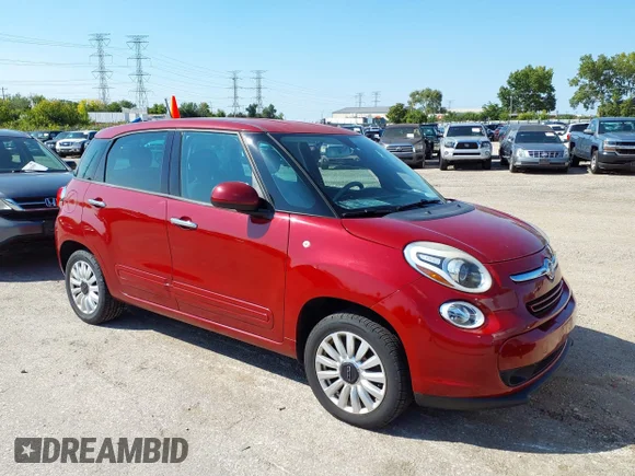 ✅ 2014 FIAT 500L Easy • VIN: ZFBCFABHXEZ019844 • Лот: 43161065. Опубліковано раніше на IAAI з пробігом 112 068 миль. Безкоштовний доступ до архіву аукціонних продажів зі США та докладний звіт про історію автомобіля на DreamBid. Зображення 1.