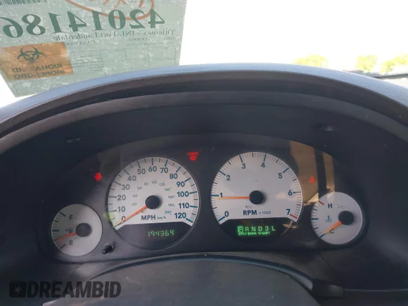 ✅ 2005 Dodge Caravan SXT • VIN: 1D4GP45R85B343128 • Лот: 42014186. Опубліковано раніше на IAAI з пробігом 194 369 миль. Безкоштовний доступ до архіву аукціонних продажів зі США та докладний звіт про історію автомобіля на DreamBid. Зображення 7.