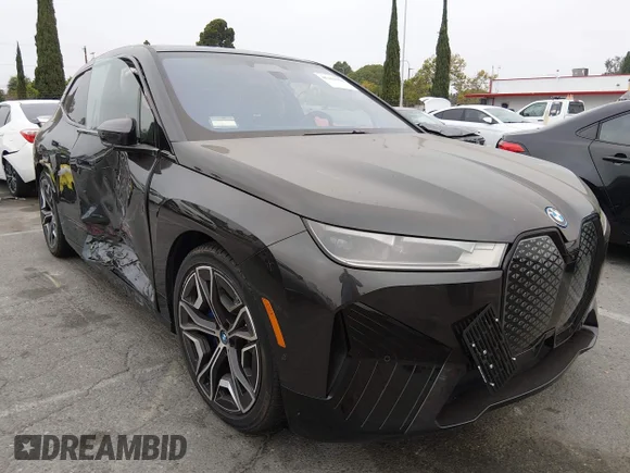 ✅ 2023 BMW iX xDrive50 • VIN: WB523CF02PCL56429 • Lot: 45461656. Listed on IAAI with Not provided. Free auction sales archive from the USA and detailed vehicle history report at DreamBid. Image 1.