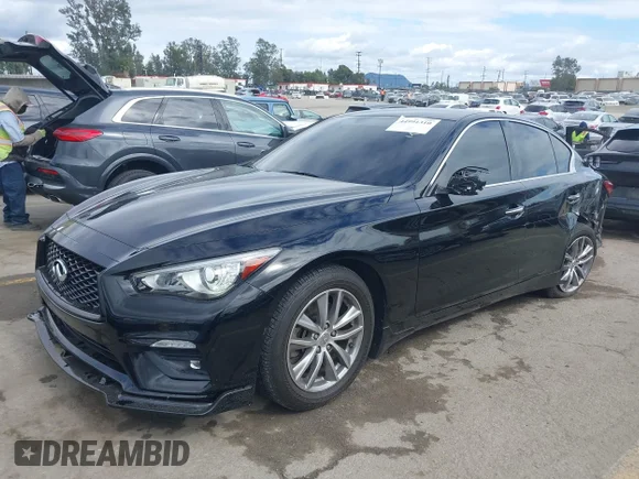 ✅ 2021 Infiniti Q50 Pure • VIN: JN1EV7AP6MM704748 • Lot: 44991310. Wystawiony na IAAI z przebiegiem 45 325 mil. Bezpłatny archiwum sprzedaży aukcyjnych z USA i szczegółowy raport historii pojazdu na DreamBid. Zdjęcie 2.