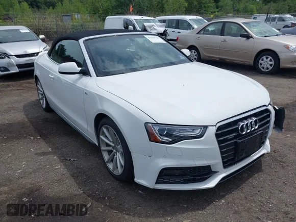 ✅ 2017 Audi A5 Cabriolet Sport • VIN: WAUD2AFH2HN002195 • Лот: 42640741. Опубліковано раніше на IAAI з пробігом 78 104 миль. Безкоштовний доступ до архіву аукціонних продажів зі США та докладний звіт про історію автомобіля на DreamBid. Зображення 1.