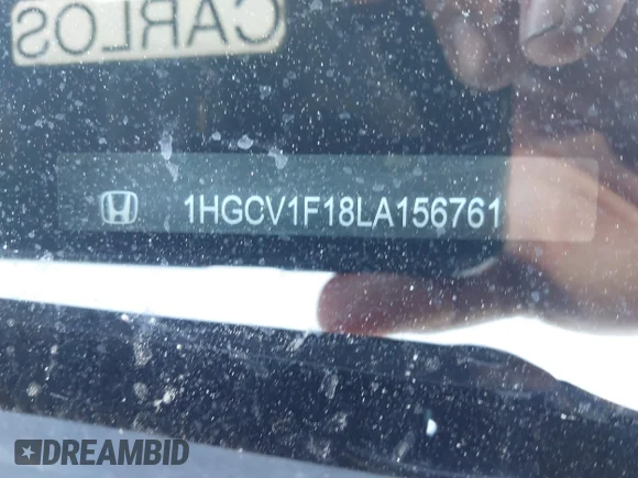 ✅ 2020 Honda Accord LX • VIN: 1HGCV1F18LA156761 • Lot: 44995693. Wystawiony na IAAI z przebiegiem 79 996 mil. Bezpłatny archiwum sprzedaży aukcyjnych z USA i szczegółowy raport historii pojazdu na DreamBid. Zdjęcie 9.