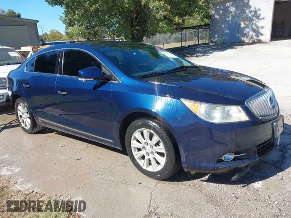 ✅ 2010 Buick LaCrosse • VIN: 1G4GK5GG0AF150497 • Lot: 43448564. Listed on IAAI with 135,445 mi. Free auction sales archive from the USA and detailed vehicle history report at DreamBid. Image 1.