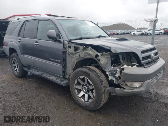 ✅ 2003 Toyota 4Runner SR5 • VIN: JTEBU14R930013809 • Lot: 43599774. Listed on IAAI with 221,701 mi. Free auction sales archive from the USA and detailed vehicle history report at DreamBid. Image 1.