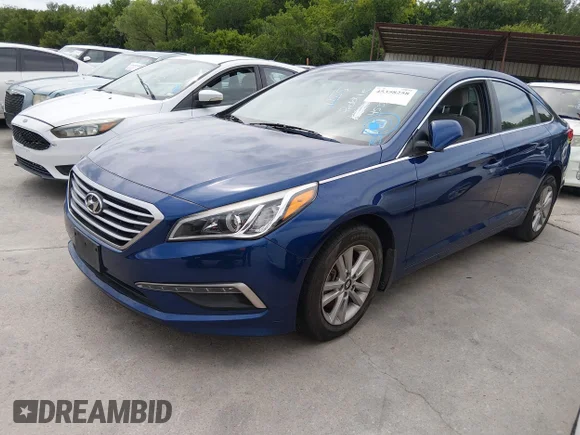 ✅ 2015 Hyundai Sonata SE • VIN: 5NPE24AF6FH217610 • Lot: 45358258. Wystawiony na IAAI z przebiegiem 159 117 mil. Bezpłatny archiwum sprzedaży aukcyjnych z USA i szczegółowy raport historii pojazdu na DreamBid. Zdjęcie 2.