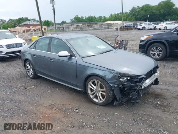 ✅ 2013 Audi S4 Prestige • VIN: WAUKGAFL3DA093962 • Lot: 45296360. Listed on IAAI with 141,925 mi. Free auction sales archive from the USA and detailed vehicle history report at DreamBid. Image 1.