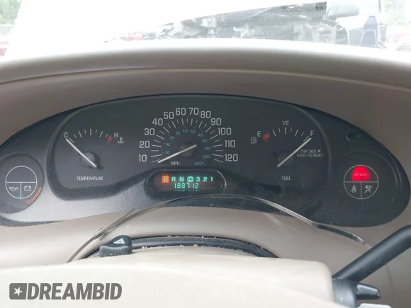 ✅ 2004 Buick Century Custom • VIN: 2G4WS52J941212599 • Лот: 42257333. Опубліковано раніше на IAAI з пробігом 188 712 миль. Безкоштовний доступ до архіву аукціонних продажів зі США та докладний звіт про історію автомобіля на DreamBid. Зображення 7.