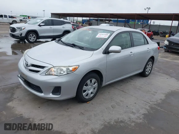 ✅ 2011 Toyota Corolla LE • VIN: JTDBU4EE9BJ107442 • Lot: 44569900. Listed on IAAI with 184,047 mi. Free auction sales archive from the USA and detailed vehicle history report at DreamBid. Image 2.